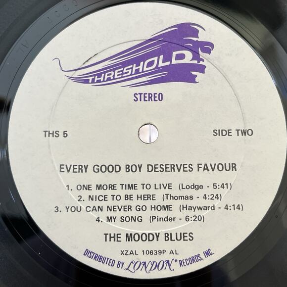 The Moody Blues Every Good Boy Deserves Favour LP 1976 Gatefold Threshold THS 5 - Picture 9 of 12